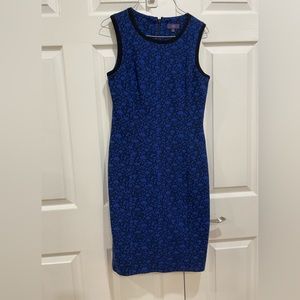 Blue/black floral dress
